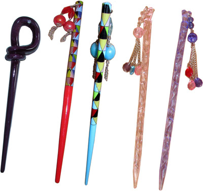 

Yashasvi Juda Stick Hair Accessory Set(Multicolor)