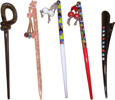 

Yashasvi Juda Stick Hair Accessory Set(Multicolor)