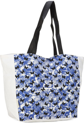 

People Tote(White, Blue), Blue;white