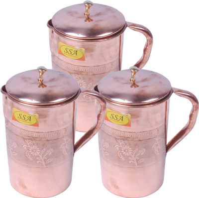 Shivshakti Arts 1.7 L Copper Water Jug