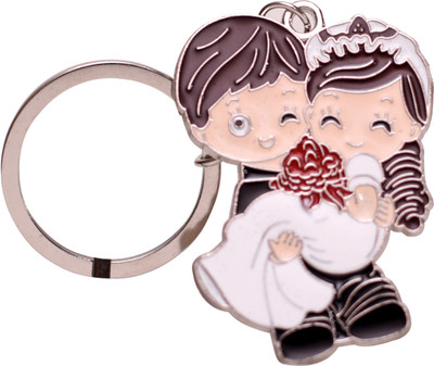 

Oyedeal Just Married Couple In Arms Metal Key Chain(Multicolor)