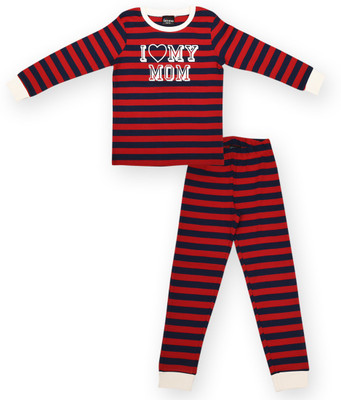 

Ventra Kids Nightwear Boys Printed Cotton(Red Pack of 1