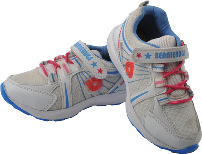 

Beanie Bugs Girls Lace Cricket Shoes(White