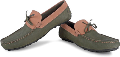 

Careeno Boys Slip on Loafers(Light Green, Olive