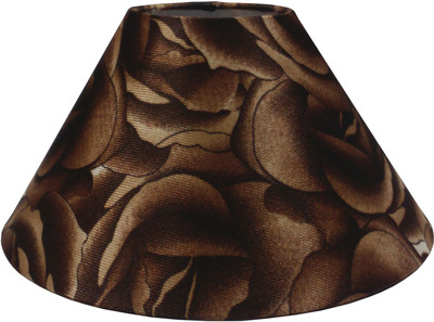 

RDC 10" Round Brown Floral Design - B22 Holder Ring Size Table Lamps Lamp Shade(Cotton, Plastic)