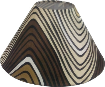 

RDC 10" Round Golden Brown Designer - B22 Holder Ring Size Table Lamps Lamp Shade(Cotton, Plastic)