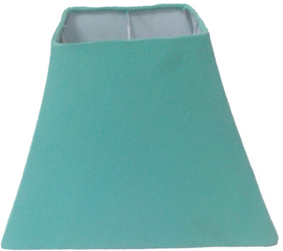

RDC 8" Square Plain Sea Green - B22 Holder Ring Size Table Lamps Lamp Shade(Cotton, Plastic)