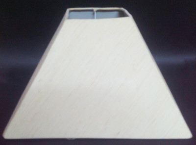 

RDC 10" Square Cream-khadi - B22 Holder Ring Size Table Lamps Lamp Shade(Cotton, Plastic)