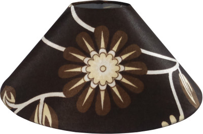 

RDC 13" Round Brown Floral Designer - B22 Holder Ring Size Table Lamps Lamp Shade(Cotton, Plastic)