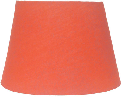 

RDC 10" Oval Plain Orange - B22 Holder Ring Size Table Lamps Lamp Shade(Cotton, Plastic)