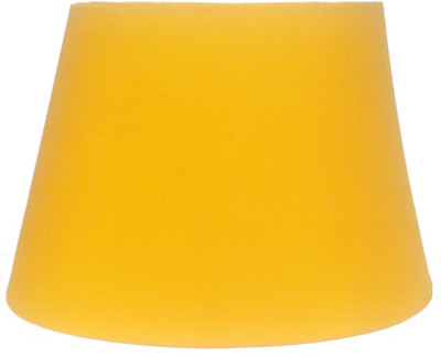 

RDC 10" Oval Plain Yellow - B22 Holder Ring Size Table Lamps Lamp Shade(Cotton, Plastic)