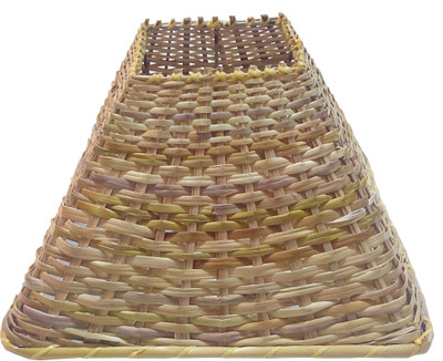 

RDC 10" Square Cane - B22 Holder Ring Size Table Lamps Lamp Shade(Bamboo)