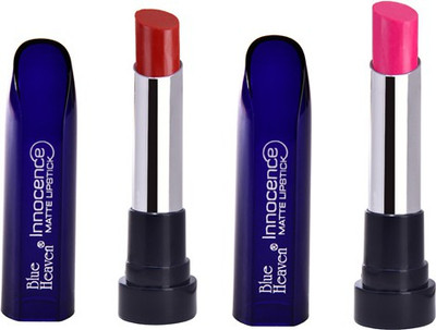 Blue Heaven Red, Pink Lipstick(Red, Pink, 7 g)