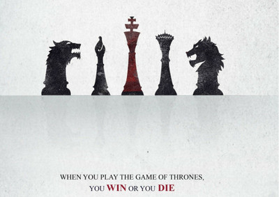 

Game of thrones win or die Poster Photographic Paper(18 inch X 12 inch, Poster Tube)
