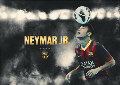 

Neymar Jr. Poster Photographic Paper(18 inch X 12 inch, Poster Tube)