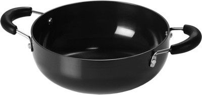 

Sumeet 3mm Hard Anodised No.10 Deep Kadhai 18 cm(Hard Anodised, Non-stick), Black