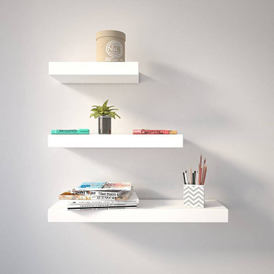 

SRLC WS 20 MDF Wall Shelf(Number of Shelves - 2, Multicolor)
