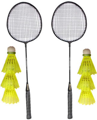 

Instyler NEW VOLT Multicolor Strung Badminton Racquet(G3 - 3.5 Inches, 95 g)