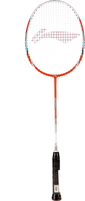

Li-Ning G-Force Lite 3200i Orange, White Strung Badminton Racquet(S2, 85 g)