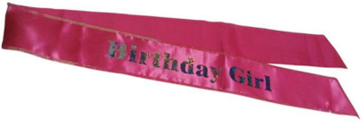 Funcart Pink Birthday Girl Sash