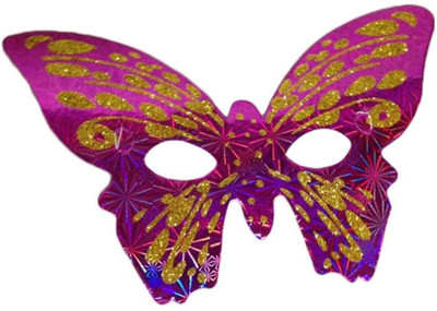 

Funcart Pink & Gold Butterfly paper Eye Mask (pack of 6)