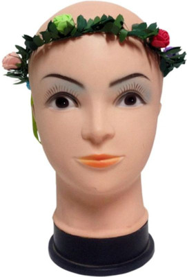 

Funcart leaves floral mutlicolor tiara