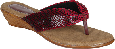 

Niremo Women Red Wedges