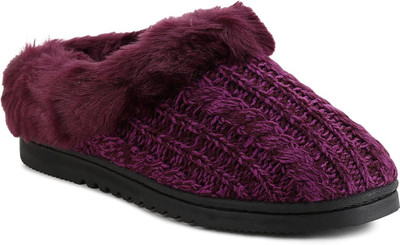 

Dearfoams Women Purple Clogs