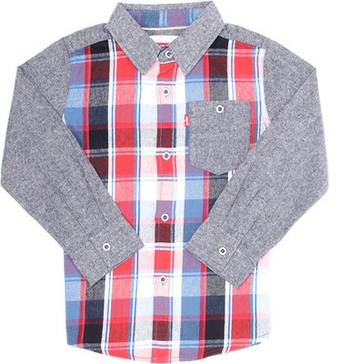 

Levi's Boys Checkered Casual Multicolor Shirt