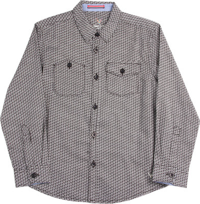 

Allen Solly Junior Boys Printed Casual Black Shirt