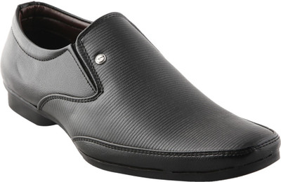 

BJOS Slip on Shoes Party Wear For Men(Black