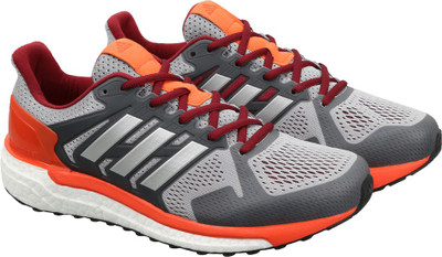 

ADIDAS SUPERNOVA ST M Running Shoes For Men(Grey, Midgre/silvmt/energy
