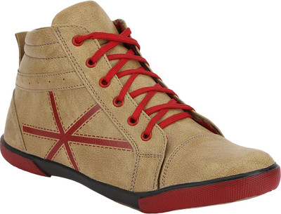 

BJOS Stylish, Casuals, Outdoor Sneakers For Men(Yellow, Red