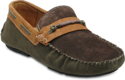 

Hats Off Accessories Loafers For Men(Olive