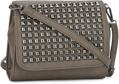 

People Women Casual Brown PU Sling Bag