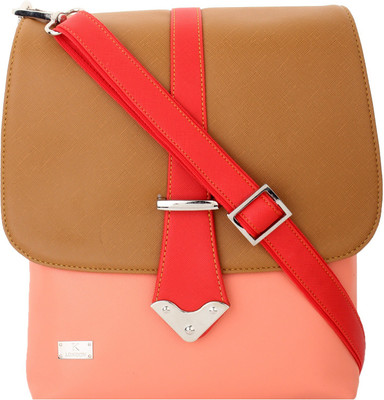 

K London Women Casual Multicolor Leatherette Sling Bag