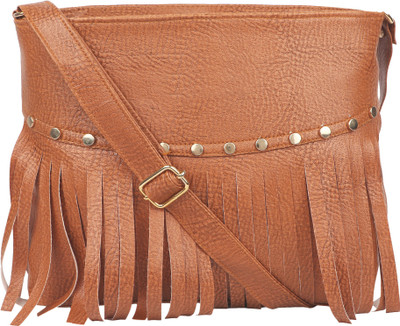 

Anushka Collection Women Casual Tan PU Sling Bag