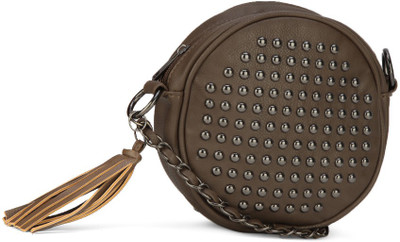 

People Women Evening/Party Brown PU Sling Bag