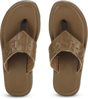 

Woodland Leather Flip Flops, Tan