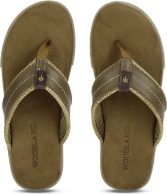 

Woodland Leather Flip Flops, Camel