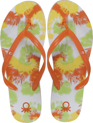 

United Colors of Benetton Flip Flops, Orange