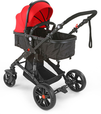LuvLap Premier Stroller(3, Red)