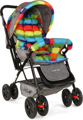 

LuvLap Sunshine Baby Stroller - Stripes Stroller(Multi, Multicolor)