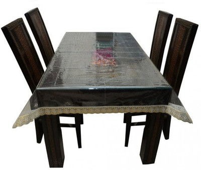 

Delfi Solid 4 Seater Table Cover(Transparent, PVC)