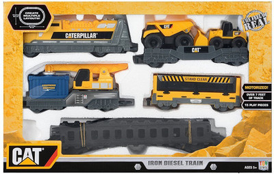 

CAT Iron Diesel Train set(Yellow, Black), Black;yellow