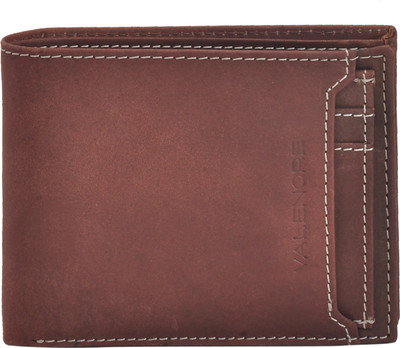 

VALENORE Men Brown Genuine Leather Wallet(5 Card Slots)