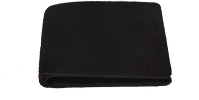 

STREET 99 Men Black Genuine Leather Wallet(6 Card Slots)