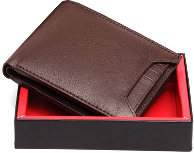 

Elligator Men Formal Brown Artificial Leather Wallet(5 Card Slots), Brown506