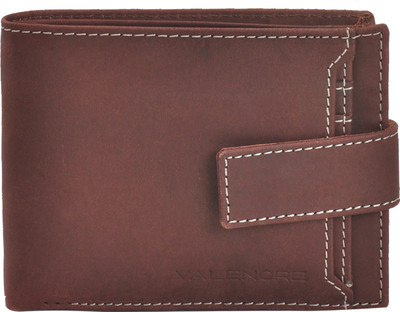 

VALENORE Men Brown Genuine Leather Wallet(5 Card Slots)