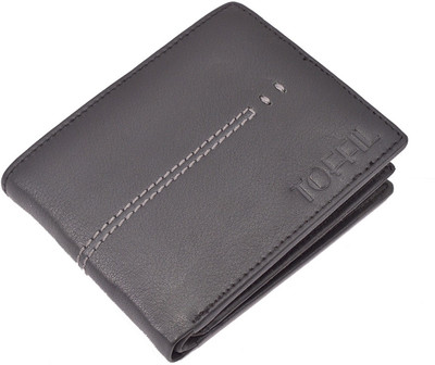 

Toffil Men Black Genuine Leather Wallet(7 Card Slots)